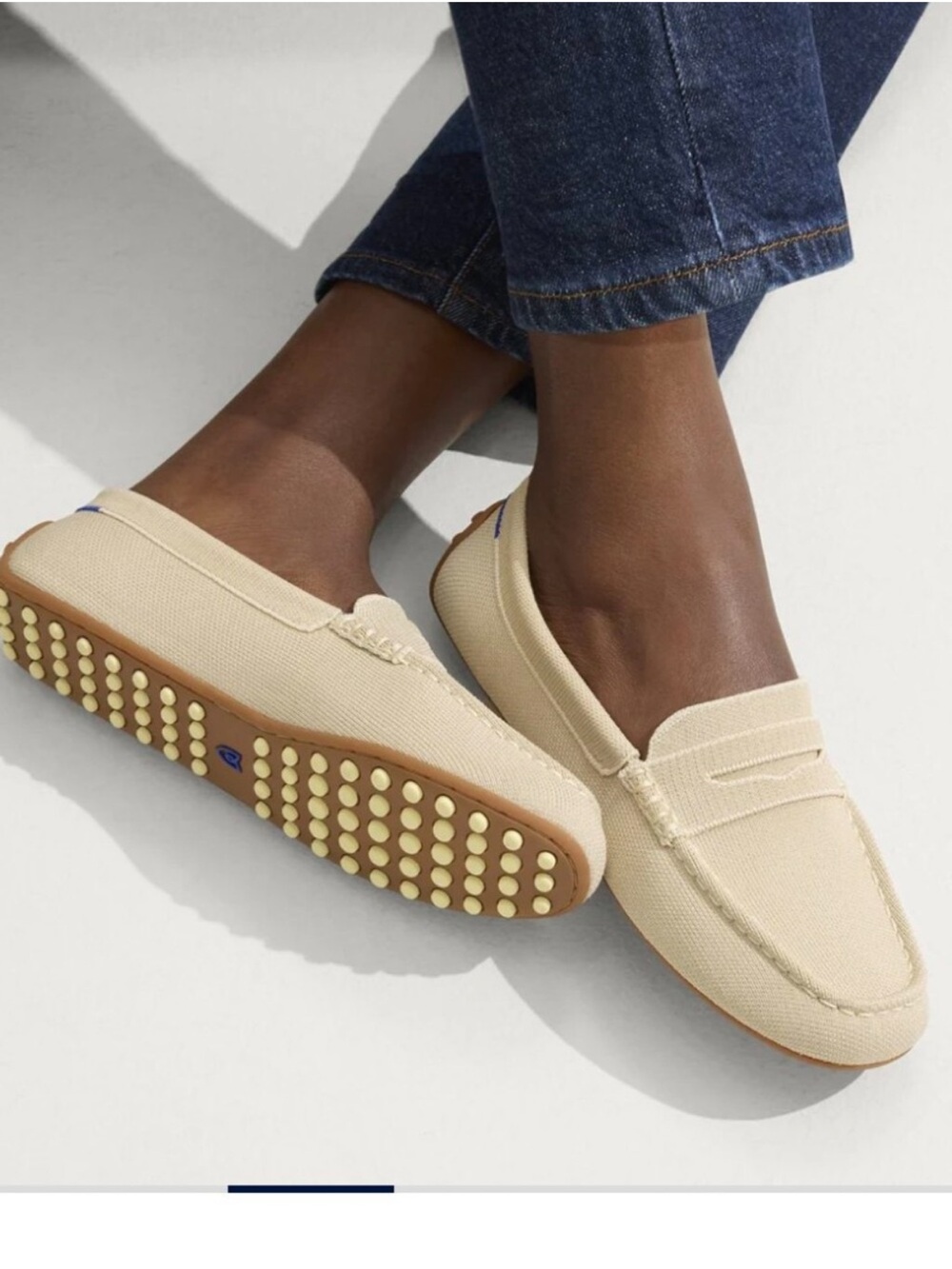 Rothy's Like New The Daily Driver Women’s Canvas Penny Loafers Flats 10.5